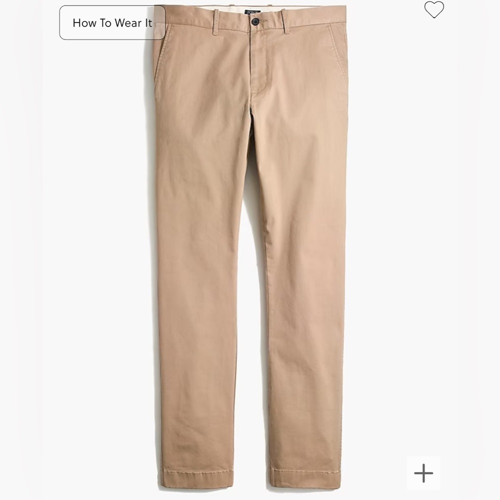 J.Crew Factory Skinny-fit chino pant size 32/34.